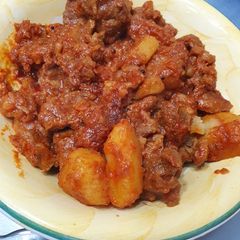 A picture of Rendang Mutton.