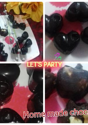 होम मेड चॉकलेट्स (Home made chocolates recipe in hindi) रेसिपी मुख्य फोटो
