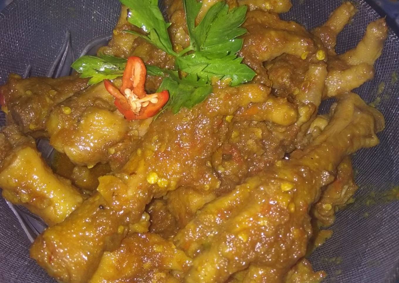 Ceker pedas simpel bikin nagih