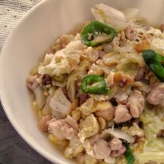 A picture of Napa Cabbage Stir Fry.