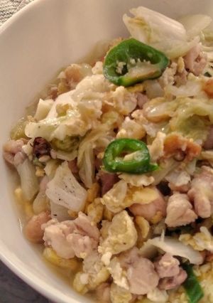 A picture of Napa Cabbage Stir Fry.