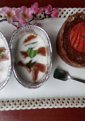 Foto resep Kue Keranjang Santan Kukus
