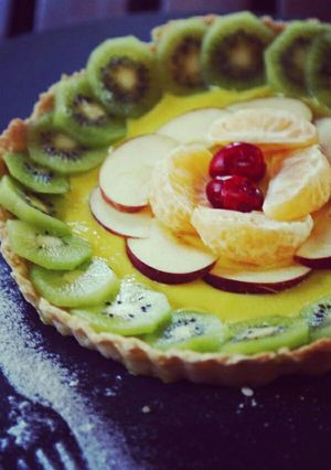 A picture of Custard Fruit Tart.