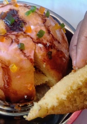 A picture of Spongy Tutti Frutti Cake.