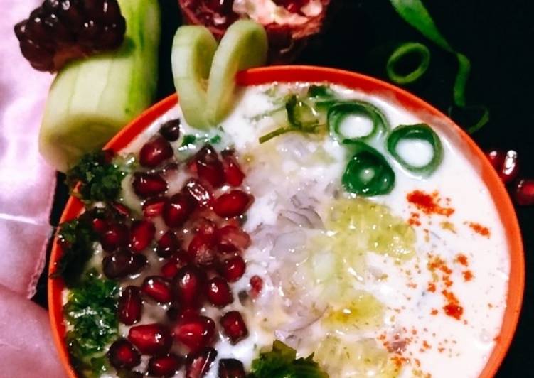 Easiest Way to Prepare Homemade Pomegranate Raita