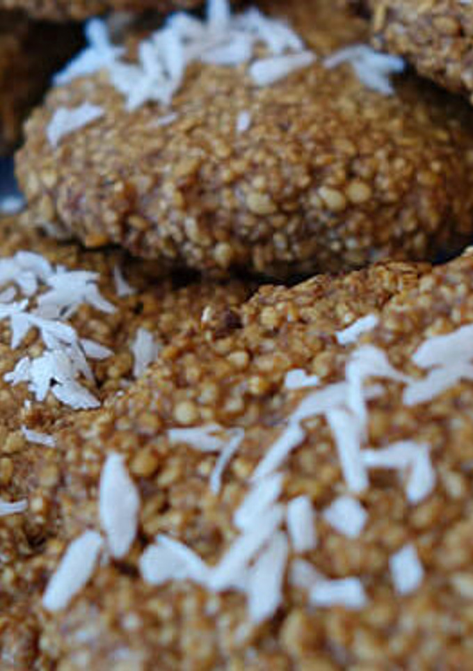 Una foto de Galletas de amaranto con canela y jengibre