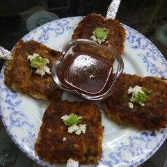A picture of Left over rice Namkeen Bars.
