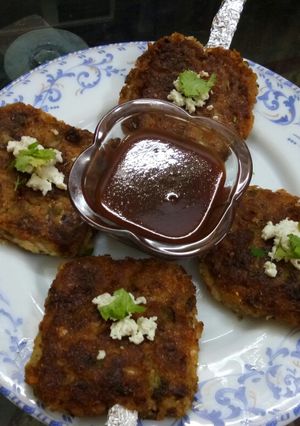 A picture of Left over rice Namkeen Bars.