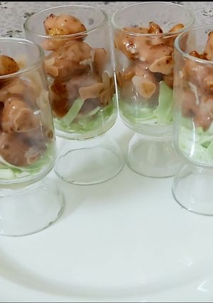 A picture of Mongolian chicken.