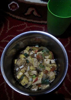 Foto resep Saos tiram jamur kancing dan tahu