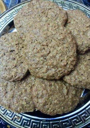 صورة لوصفة كوكيز الشوفان بالعسل الاسود 🍪