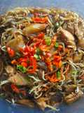 Tumis Tauge Ayam ala Anak Kos