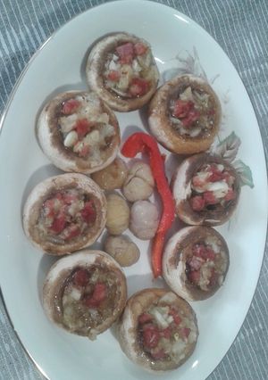 Foto principal de Champiñones rellenos al horno