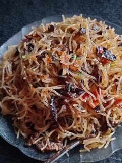 Foto resep Bihun goreng jamur kuping