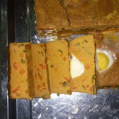 A picture of Veggie moi moi.