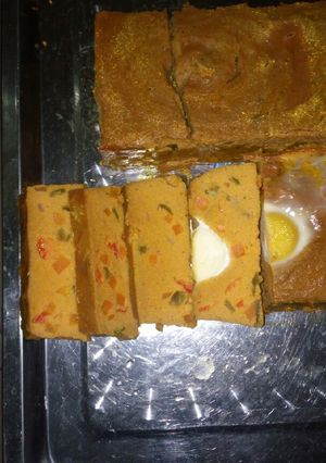 A picture of Veggie moi moi.