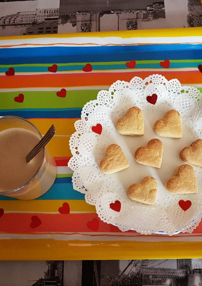 Una foto de Galletas con corazón