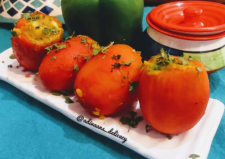 Simple Way to Prepare Ultimate Stuffed tomatoes