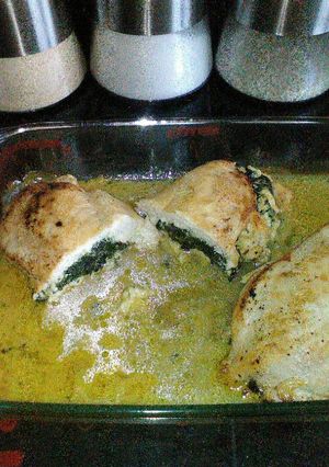 Una foto de Pechuga rellena