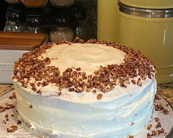 Easy Fast Cooking Layered Butter Pecan Cake Delicious Perfect