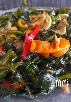 Foto resep Oseng kangkung rebon