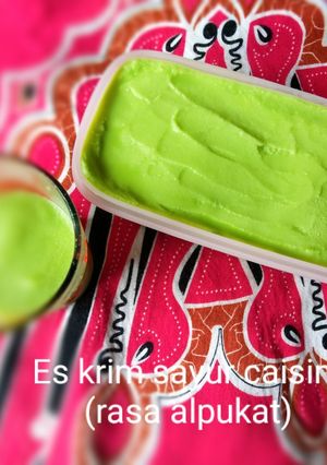 Foto resep Es krim sayur caisim (rasa alpukat)