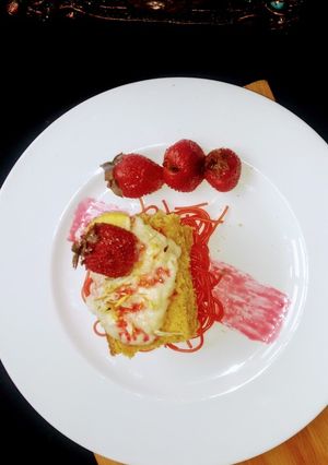 A picture of Firni faloda trifle.
