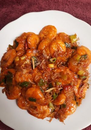 Foto resep Udang Saus Padang