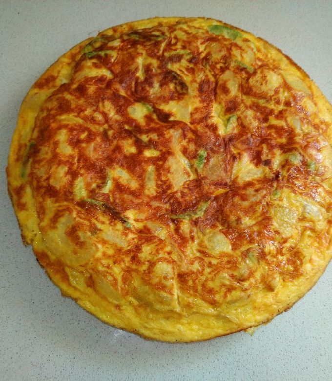 Foto principal de Tortilla de patata y calabacín