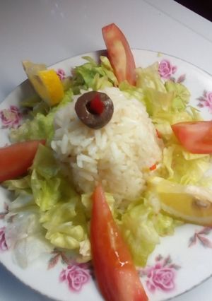 Una foto de Arroz blanco