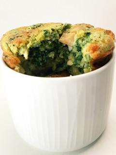 Una foto de Muffin de Espinaca