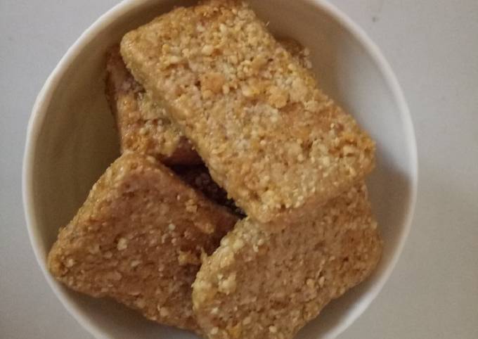 Til & peanuts khoya bar Recipe