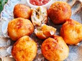 चीज पोटैटो ब्रेड बोंडा