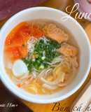 Bún cá hồi - bé ăn dặm