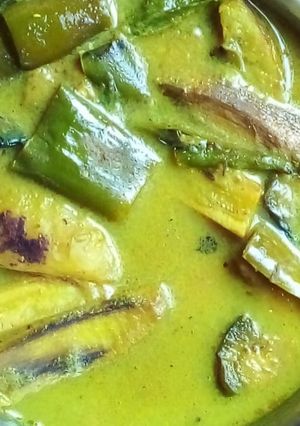 শিম বেগুন ও কাঁচকলার ঝোল(shim begun kanchkolar jhol recipe in bengali) রেসিপির প্রধান ছবি