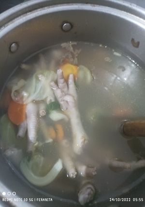 Foto resep Sup ceker sederhana