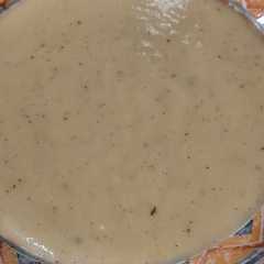 Una foto de Crema de calabacín