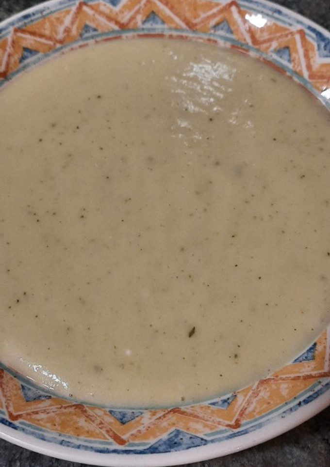 Una foto de Crema de calabacín