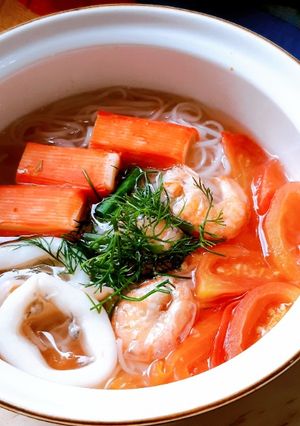 Hình của món Mì hải sản.