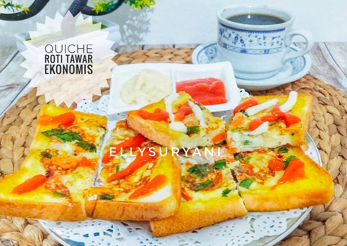 Resep: Quiche Roti Tawar Ekonomis Simpel