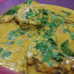 A picture of Curd Cashew Fish.