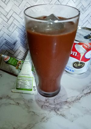 Foto resep Es coklat santan