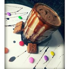 A picture of Bourbon milkshake.