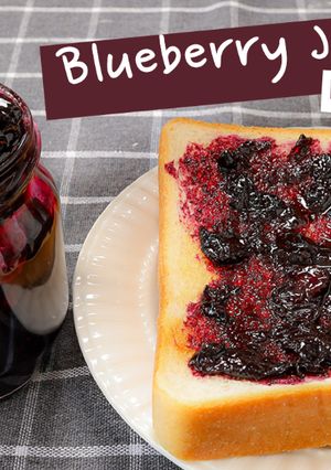 A picture of Blueberry Jam Recipe with Less Sugar.