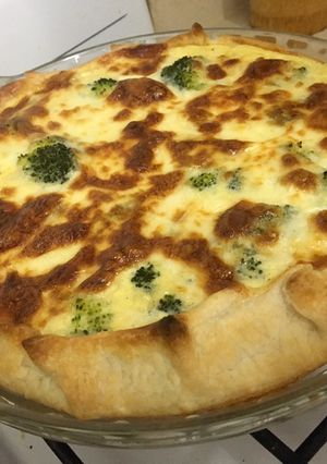 Una foto de Tarta de Brócoli y queso