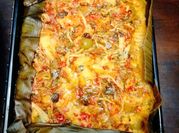 Una foto de filetes de gallina
