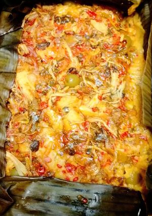 Una foto de Tamal de Maíz Nuevo, Gallina & Pescado