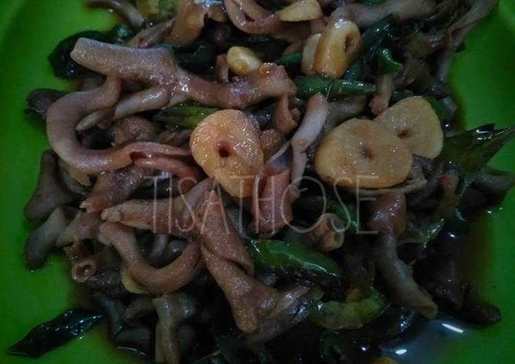 Oseng usus lombok ijo ala Those