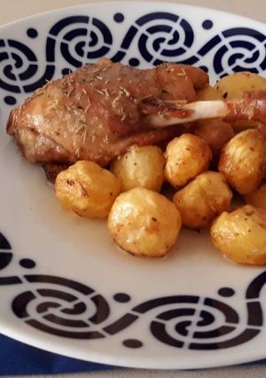 Una foto de Confit de pato