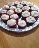 Cupcakes de harina de hot cakes